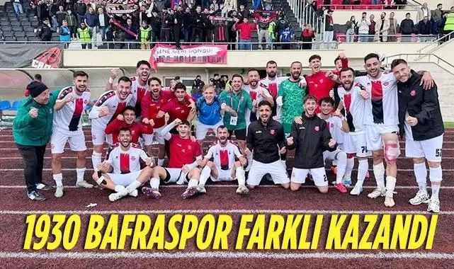 1930 Bafraspor Farklı Kazandı: Kırşehir Temsilcisini 7 Golle Geçti