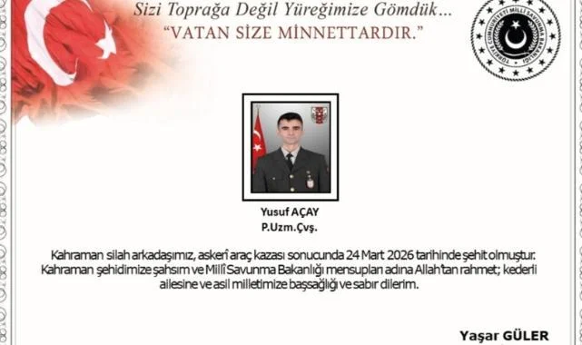 Ağrı Doğubeyazıt'ta Askeri Araç Kazası: 1 Asker Şehit Oldu