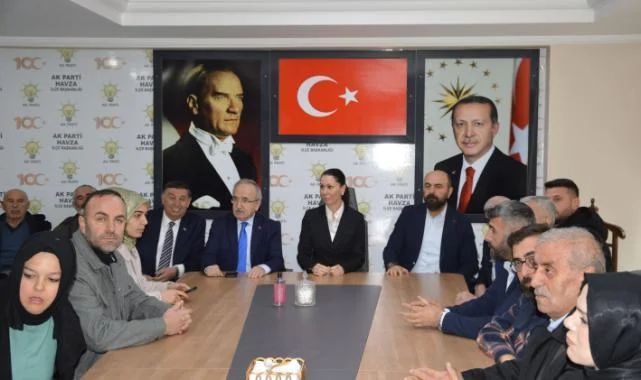 AK Parti Teşkilatı Havza'da Bayramlaştı