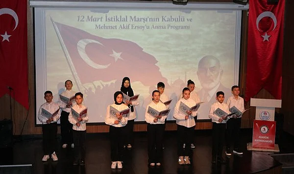 Asarcık'ta İstiklal Marşı'nın Kabulünün Yıl Dönümü Kutlandı
