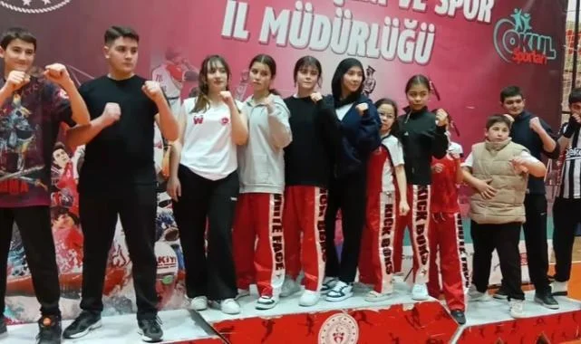 Atakum Belediyespor Kick Boks’ta Madalyaları Topladı