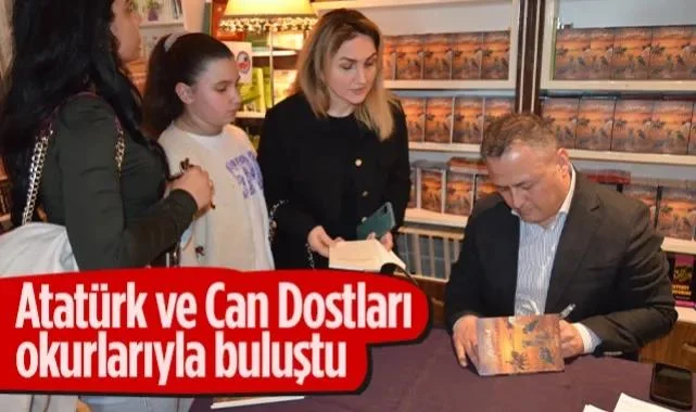 Atatürk ve Can Dostları Tanıtıldı: Deniz Gömeç’ten Çocuklara Özel Fabl Eseri