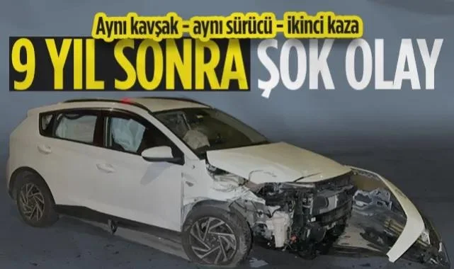 Samsun’da İnanılmaz Olay! Aynı Kavşak, Aynı Sürücü, İkinci Kaza...