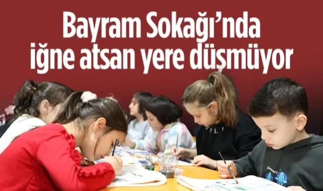 Bayram Sokağı’nda İğne Atsan Yere Düşmüyor! Samsunlular Meydanda Buluştu
