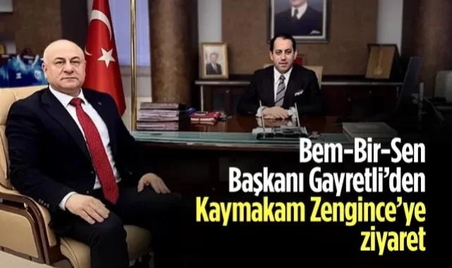 Bem-Bir-Sen’den Tekkeköy Çıkarması: Başkan Gayretli Kaymakam Zengince ile Buluştu