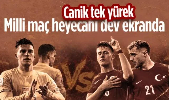 Canik Tek Yürek: Milli Maç Heyecanı Dev Ekranda Yaşanacak!