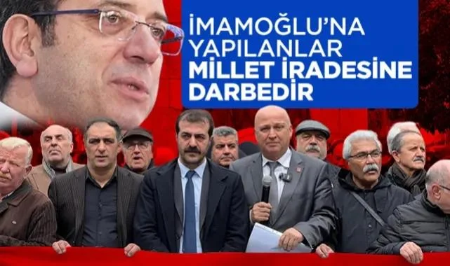CHP Samsun’dan Sert Açıklama: Ekrem İmamoğlu’na Yapılanlar Millet İradesine Darbedir