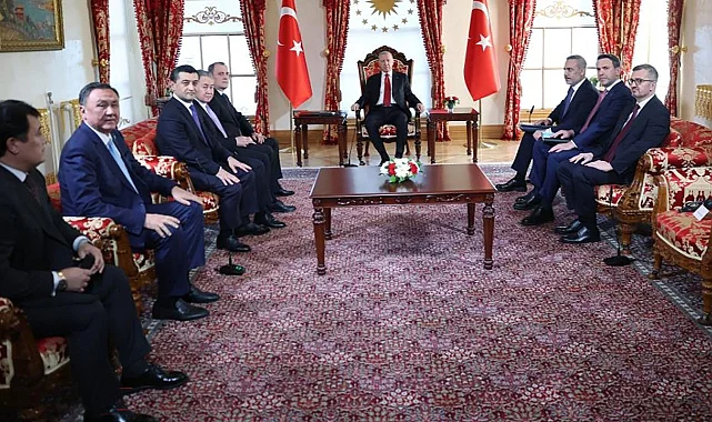 Cumhurbaşkanı Erdoğan Türk Devletleri Teşkilatı Heyetini Kabul Etti