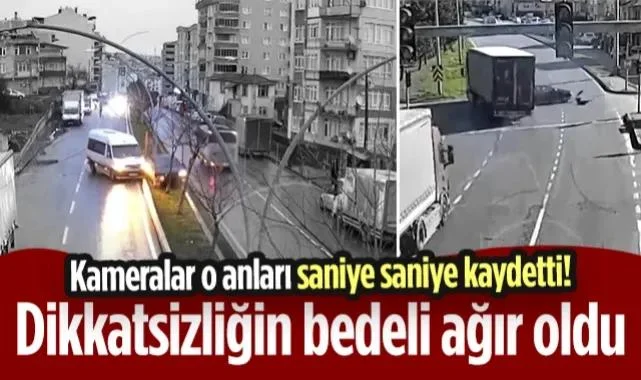 Dikkatsizliğin Bedeli Ağır Oldu! Kameralar O Anları Saniye Saniye Kaydetti...