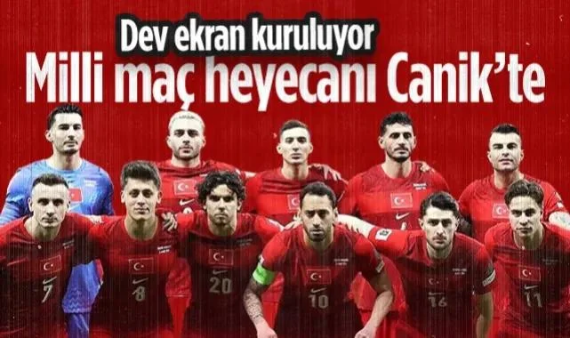 Dünya Kupası Yolunda Tek Yürek: Canik Belediyesi Önünde Dev Ekran Kuruluyor