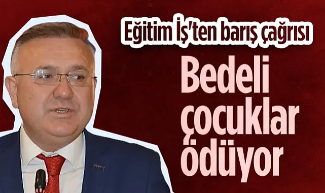 Eğitim İş Samsun'dan Barış Çağrısı: Bedeli Çocuklar Ödüyor