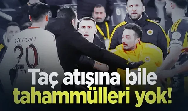 Fenerbahçe Yedek Kulübesinden Samsunspor'a Skandal Hareket!