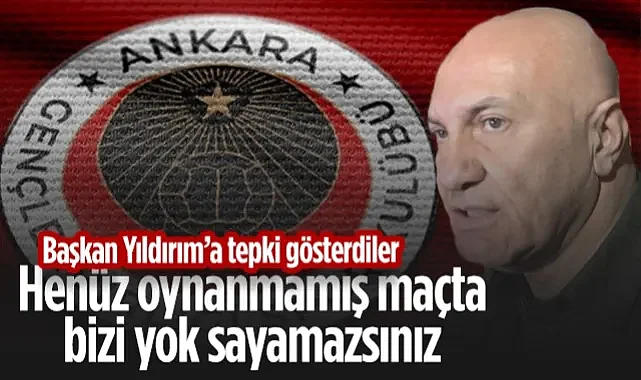 Gençlerbirliği'nden Samsunspor Başkanı Yüksel Yıldırım'a Sert Yanıt: Henüz Oynanmamış Maçta Bizi Yok Sayamazsınız