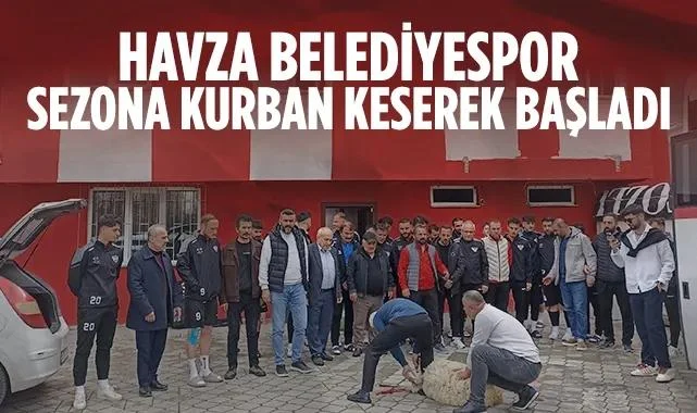 Havza Belediyespor Sezona Kurban Keserek Başladı