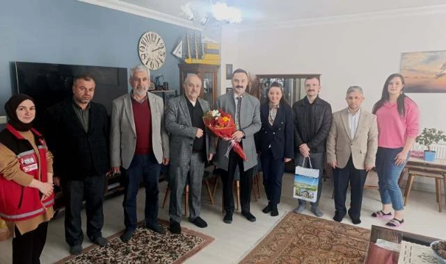 Havza’da Bayram Vefası: Kaymakam Ayvat Şehit Emanetlerini Unutmadı