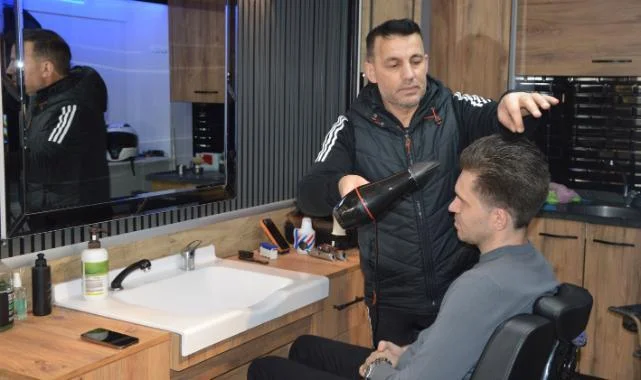 Havza'da Berberlerde Bayram Yoğunluğu Yaşanıyor