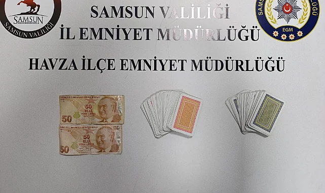 Havza'da Kıraathaneye Kumar Baskını 81 Bin TL Ceza
