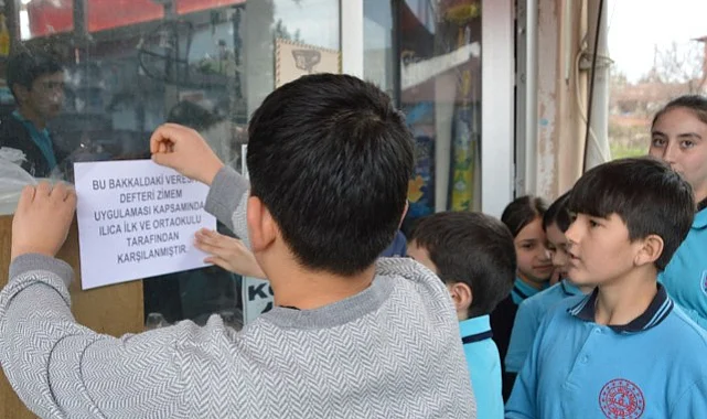 Havza'da Öğrenciler Zimem Defteri Geleneğini Yaşattı