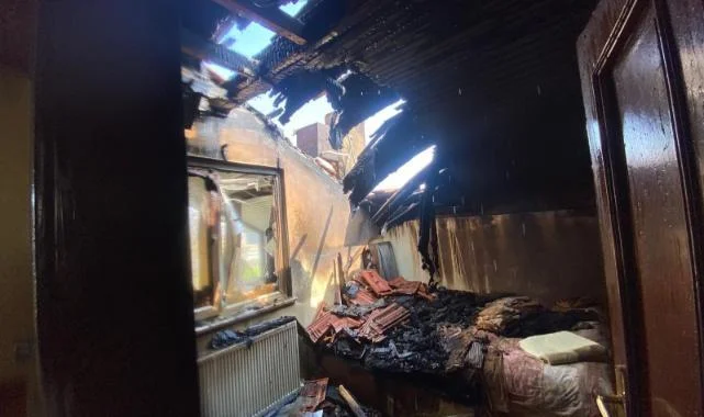 Korkutan Yangın: Alaçam’da Alevler Evi Sardı
