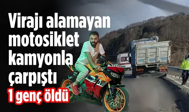 Ladik'te Virajı Alamayan Motosiklet Kamyonla Çarpıştı: 1 Ölü
