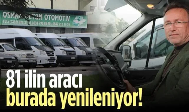 Minibüsün Kalbi Terme’de Atıyor: 81 İlin Aracı Burada Yenileniyor!