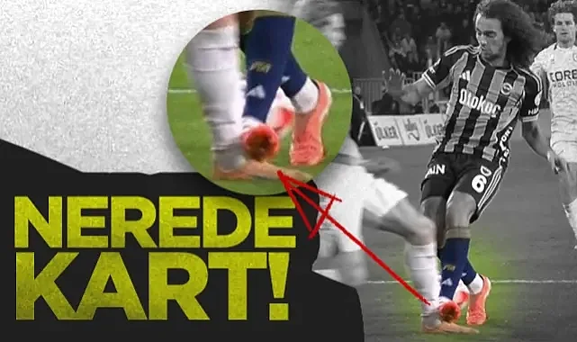 Nerede Kart? Fenerbahçe - Samsunspor Maçında Tartışmalı Pozisyon