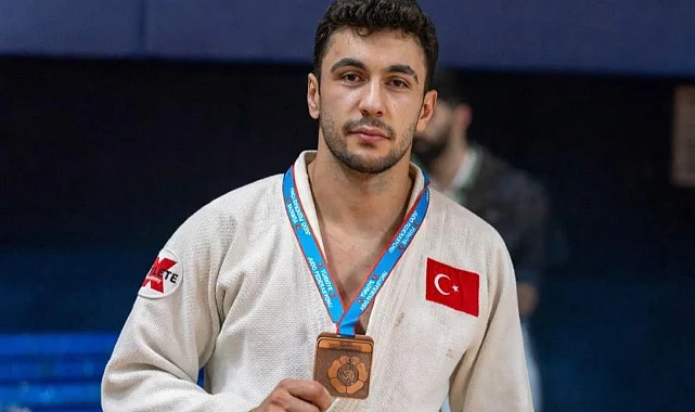 OMÜ’lü Judocu Fırat Çekim Türkiye Üçüncüsü Oldu
