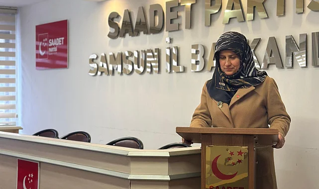 Saadet Partisi Samsun Kadın Kolları Başkanı Özlem Deniz: Kadın İçin Adalet Toplum İçin Huzur