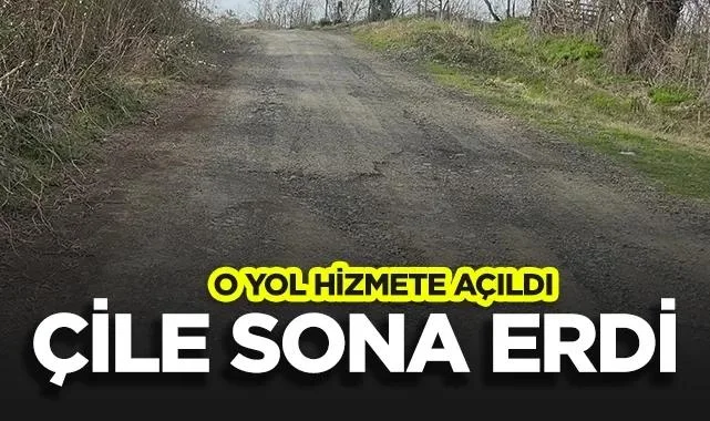 Salıpazarı’nda İki Mahalleyi Bağlayan Çile Yolu Sona Erdi: Beton Yol Hizmete Açıldı