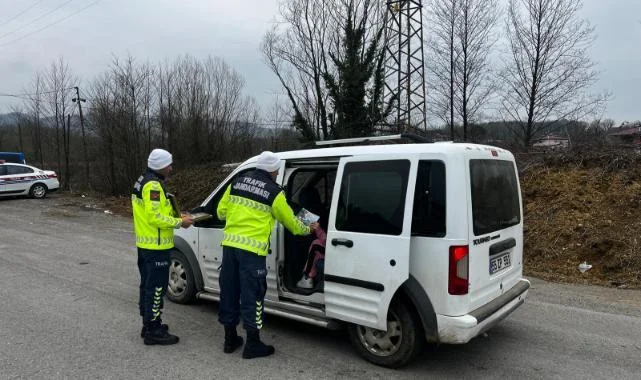 Salıpazarı'nda Trafik Uygulaması Yapıldı