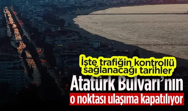 Samsun Atatürk Bulvarı'nda O Nokta Ulaşıma Kapatılıyor! İşte Trafiğin Kontrollü Sağlanacağı Tarihler...