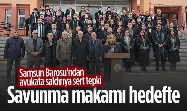 Samsun Barosu'ndan Avukata Saldırıya Sert Tepki: Savunma Makamı Hedefte