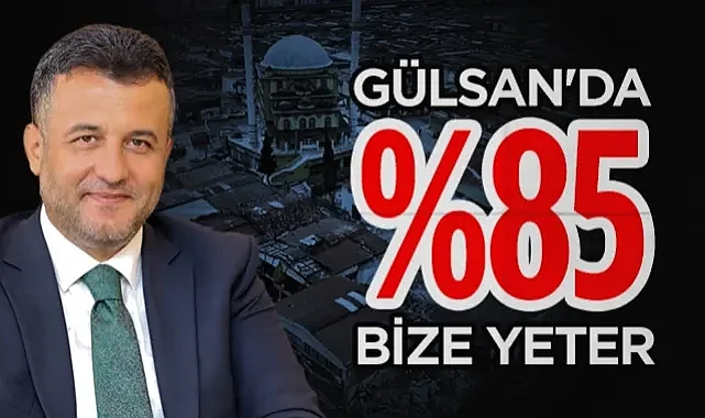 Samsun Büyükşehir Belediye Başkanı Halit Doğan: Gülsan'da Yüzde 85 Bize Yeter