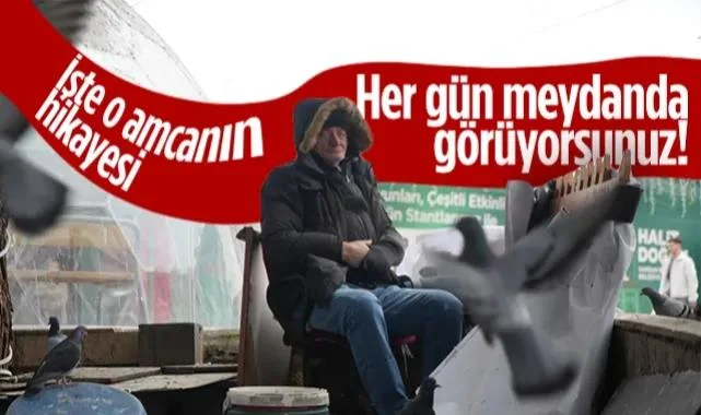 Samsun Cumhuriyet Meydanı’nda Her Gün Görüyorsunuz! İşte O Amcanın Hikayesi...