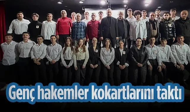 Samsun'da 28 Yeni İl Hakemi Kokart Takarak Göreve Başladı