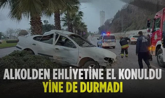 Samsun'da Alkollü Sürücüden Kaza Sonrası Şok Gerçek