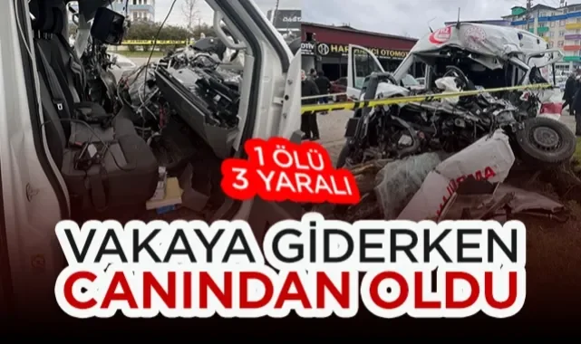 Samsun'da Ambulans İle Kamyon Çarpıştı: 1 Sağlık Çalışanı Şehit Oldu, 3 Yaralı