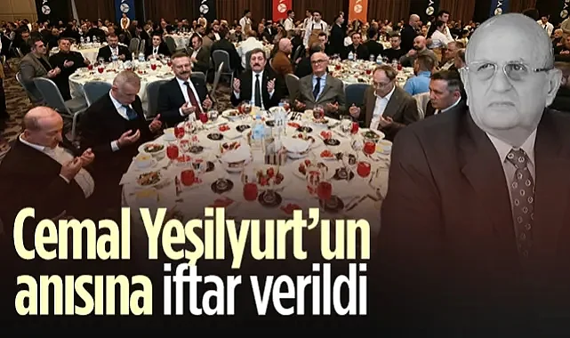 Samsun'da Cemal Yeşilyurt'un Anısına İftar Verildi