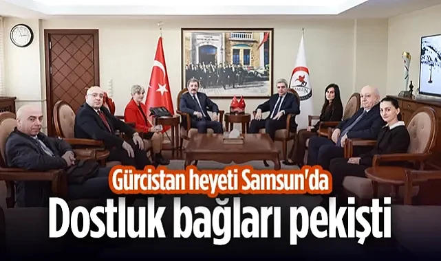 Samsun'da Diplomatik Zirve: Gürcistan Büyükelçisi Kalandia'dan Vali Tavlı'ya Ziyaret