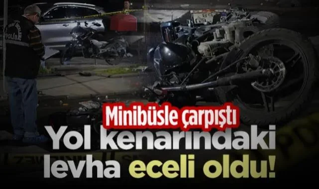 Samsun'da Feci Kaza! Minibüsle Çarpışan Motosikletli Genç Can Verdi...