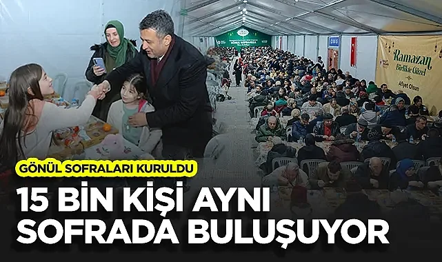 Samsun'da Gönül Sofraları Kuruldu: Her Gün 15 Bin Kişi Aynı Sofrada Buluşuyor