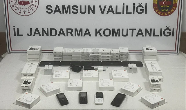 Samsun’da Gümrük Kaçağı Elektronik Ürünler Ele Geçirildi