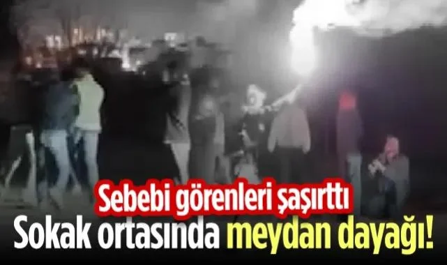 Samsun'da Sokak Ortasında Meydan Dayağı! Sebebi Görenleri Şaşırttı