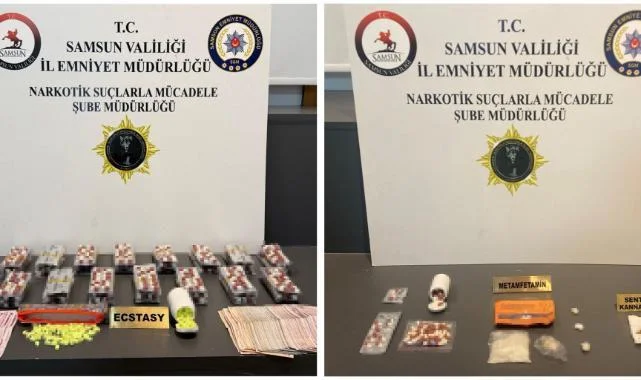 Samsun'da Uyuşturucu Operasyonu: 10 Şüpheli Yakalandı