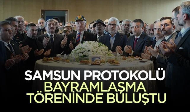 Samsun Protokolü Bayramlaşma Töreninde Buluştu: Valilik Ve Büyükşehir’den Anlamlı Program