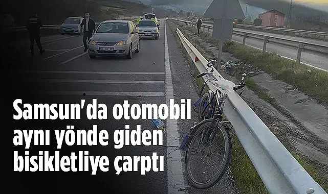 Samsun-Sinop Yolunda Acı Olay: Bisikletli Sürücü Kurtarılamadı