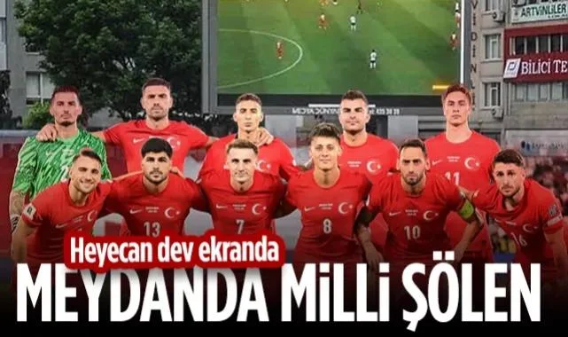 Samsun Tek Yürek: Türkiye-Romanya Maçı Cumhuriyet Meydanı’nda Dev Ekranda!