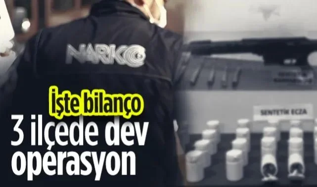 Samsun'un 3 İlçesinde Dev Operasyon! İşte Bilanço...