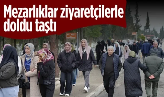 Samsun'da Arife Yoğunluğu! Mezarlıklar Ziyaretçilerle Doldu Taştı...