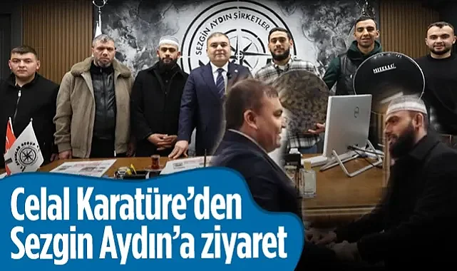 Samsunlu İlahi Sanatçısı Celal Karatüre’den Sezgin Aydın’a Ziyaret